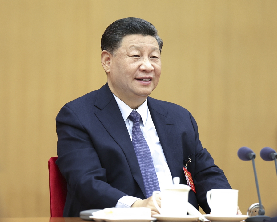 习近平在参加党的二十大广西代表团讨论时强调 心往一处想劲往一处使推动中华民族伟大复兴号巨轮乘风破浪扬帆远航(图1) 习近平在参加党的二十大广西代表团讨论时强调 心往一处想劲往一处使推动中华民族伟大复兴号巨轮乘风破浪扬帆远航(图1)